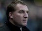 Liverpool manager Brendan Rodgers on the touchline during his sides match with Manchester City on February 3, 2013