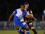 Bristol Rovers player Joe Anyinsah during his sides match with Barnet on February 1, 2013