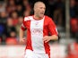 Crawley Twon player Gary Alexander in action during his team's match with Bury on October 13, 2012
