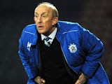 Huddersfield Town caretaker manager Mark Lillis during his team's match against Crystal Palace on January 30, 2013