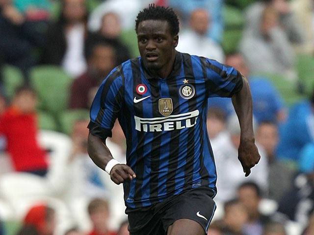 Inter Milan player MacDonald Mariga during his sides match with Manchester City in a friendly match on July 31, 2011