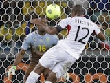 Mali captain Seydou Keita scores a goal against South Africa on February 2, 2013
