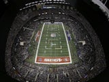A general view of the Superdome before Superbowl XLVII on February 3, 2013