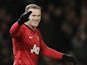 United's Wayne Rooney celebrates equalising against Southampton on January 30, 2013