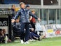 Genoa coach Alberto Malesani on the touchline against Cesena on March 25, 2012