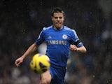 Cesar Azpilicueta in action for Chelsea against Arsenal on January 20, 2013