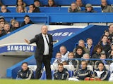 Chelsea interim manager Rafael Benitez during his side's match with Wigan on February 9, 2013