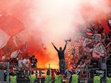 Freiburg supports during a match on September 30, 2012