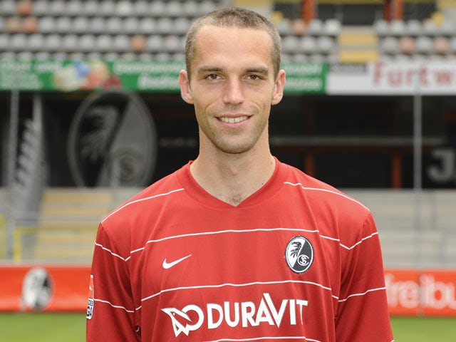 Freiburg defender Pavel Krmas poses for a photo on July 3, 2009
