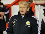 Scotland manager Gordon Strachan before his side's match with Estonia on February 6, 2013