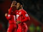 Southampton's Jason Puncheon celebrates scoring the opening goal in his team's match against Manchester City on February 9, 2013