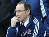 Sunderland manager Martin O'Neill during his side's match with Arsenal on February 9, 2013