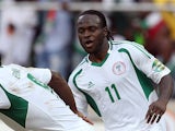 Nigeria's Victor Moses in action during the Africa Cup of Nations on January 25, 2013