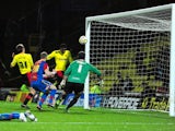 Watford's Nathaniel Chalobah scores his team's second goal in their match against Crystal Palace on February 8, 2013