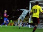 Crystal Palace's Kevin Phillips scores heis side's equalising goal against Watford on February 8, 2013