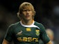 South Africa player Charl McLeod against Barbarians on December 4, 2010