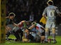 Harlequins' Danny Care goes over to score a try against Leicester Tigers on February 16, 2013