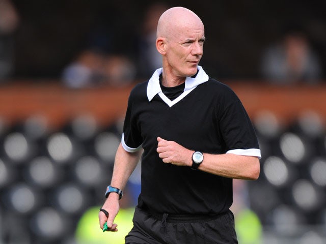 Referee Dermot Gallagher during The London Legends Cup match between Chelsea and Fulham on May 29, 2011