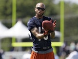 Chicago Bears wide receiver Johnny Knox during a training session on July 27, 2012