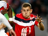 Lille's Lucas Digne in action on April 29, 2012