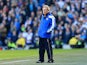 Leeds manager Neil Warnock on the touchline during the FA Cup 5th round against Manchester City on February 17, 2013