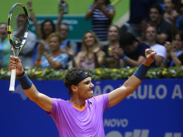 Nadal wins Brazil Open