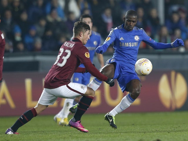 Chelsea's Ramires in action against Sparta Prague on February 14, 2013