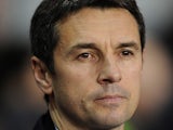 Lyon boss Remi Garde during the Europa League match against Lyon on February 14, 2013