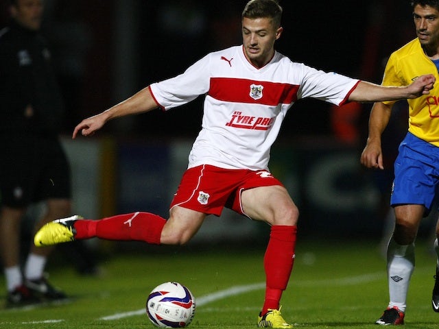 Former Stevenage player Robbie Rogers, in action against Southampton on August 28, 2012