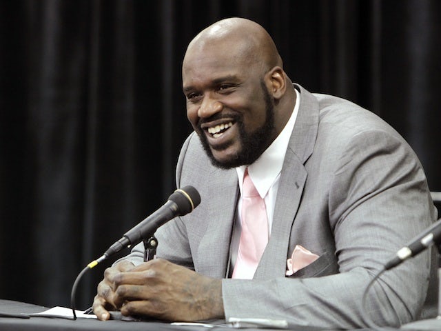 Former NBA star Shaquille O'Neal, at a press conference on June 3, 2011