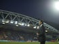 Wigan manager Roberto Martinez watches his side in action against Huddersfield during their FA Cup fifth round match on February 17, 2013