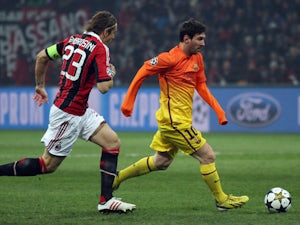 Goalless between Milan, Barca
