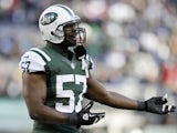 New York Jets inside linebacker Bart Scott during his side's match against the San Diego Chargers on December 23, 2012