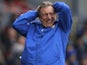 Leeds United manager Neil Warnock shows his frustration during his side's game with Blackburn Rovers on February 23, 2013