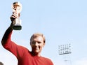 Bobby Moore with the World Cup on July 30, 1966