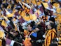 Bradford fans continue their support, with their team losing 4-0 to Swansea on February 24, 2013