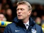 Everton boss David Moyes on the touchline at Carrow Road on February 23, 2013