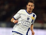 Bastia's Florian Thauvin in action against PSG on February 8, 2013