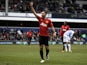 Ryan Giggs celebrates a goal for United against QPR on February 23, 2013