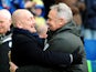 Crystal Palace manager Ian Holloway and Sheffield Wednesday manager Dave Jones before kick off on February 23, 2013