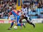 Sheffield Wednesday's Michail Antonio tries to get past Crystal Palace's Ashley Richards on February 23, 2013