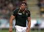 South Africa's Willem Alberts in action against Namibia on September 22, 2011
