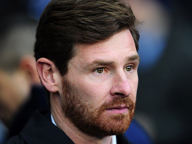 Spurs boss Andre Villas-Boas prior to kick-off against Arsenal on March 3, 2013