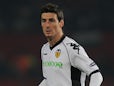 Valencia's Aritz Aduriz during his side's match against Manchester United on December 7, 2010