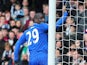 Chelsea's Demba Ba celebrates scoring against West Brom on March 2, 2013