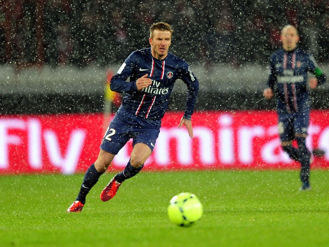 Team News: Beckham absent for PSG