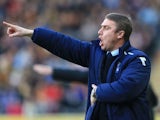 Birmingham City's manager Lee Clark on the touchline during his side's game against Hull on March 2, 2013