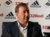 Swansea chairman Huw Jenkins at a press conference on June 21, 2012