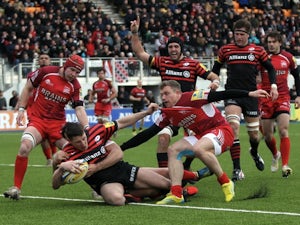 Saracens go top with win