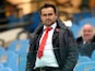 Marc Overmars watches Manchester City against Ajax in the Champions League on November 6, 2012